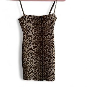 Leopard Print Mini Dress